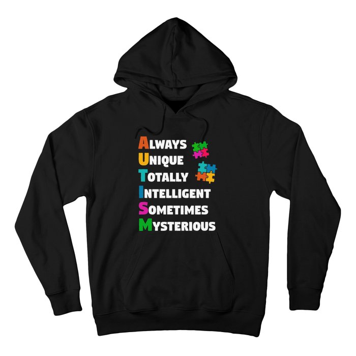 Always Unique Totally Intelligent Sometimes Mysterious Hoodie