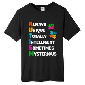 Always Unique Totally Intelligent Sometimes Mysterious Tall Fusion ChromaSoft Performance T-Shirt