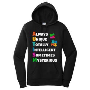 Always Unique Totally Intelligent Sometimes Mysterious Women's Pullover Hoodie