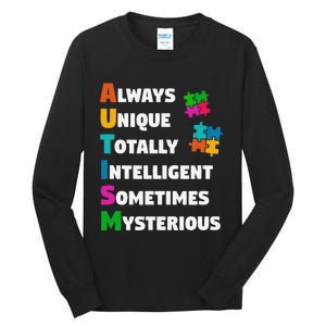 Always Unique Totally Intelligent Sometimes Mysterious Tall Long Sleeve T-Shirt