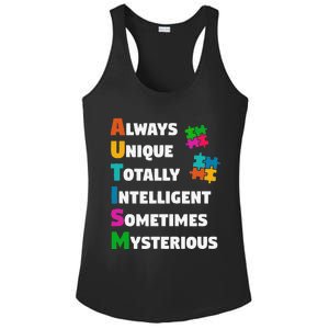 Always Unique Totally Intelligent Sometimes Mysterious Ladies PosiCharge Competitor Racerback Tank