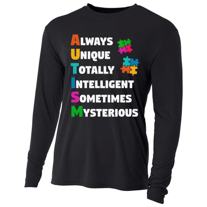 Always Unique Totally Intelligent Sometimes Mysterious Cooling Performance Long Sleeve Crew