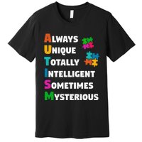 Always Unique Totally Intelligent Sometimes Mysterious Premium T-Shirt