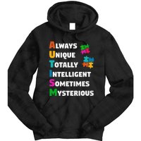 Always Unique Totally Intelligent Sometimes Mysterious Tie Dye Hoodie