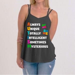 Always Unique Totally Intelligent Sometimes Mysterious Women's Strappy Tank