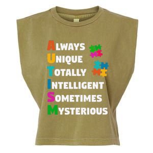 Always Unique Totally Intelligent Sometimes Mysterious Garment-Dyed Women's Muscle Tee