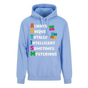 Always Unique Totally Intelligent Sometimes Mysterious Unisex Surf Hoodie