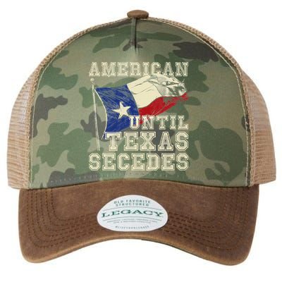 American Until Texas Secedes Texas Legacy Tie Dye Trucker Hat