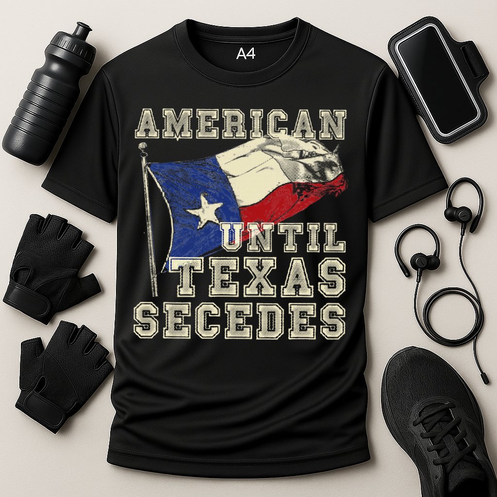 American Until Texas Secedes Texas Cooling Performance Crew T-Shirt