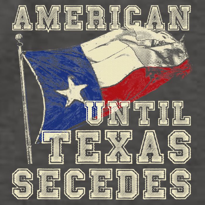 American Until Texas Secedes Texas Vector Backpack