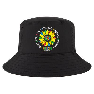 Always Unique Totally Intelligent Sometimes Mysterious Great Gift Cool Comfort Performance Bucket Hat