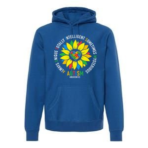 Always Unique Totally Intelligent Sometimes Mysterious Great Gift Premium Hoodie