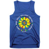 Always Unique Totally Intelligent Sometimes Mysterious Great Gift Tank Top