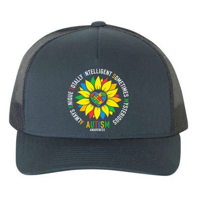 Always Unique Totally Intelligent Sometimes Mysterious Great Gift Yupoong Adult 5-Panel Trucker Hat