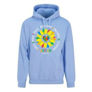 Always Unique Totally Intelligent Sometimes Mysterious Great Gift Unisex Surf Hoodie