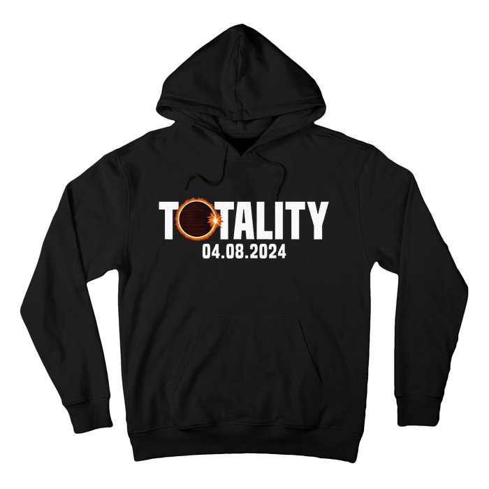 American US Total Totality 04.08.2024 Solar Lunar Eclipse Hoodie