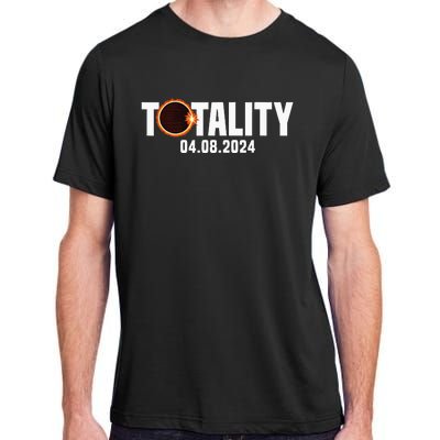 American US Total Totality 04.08.2024 Solar Lunar Eclipse Adult ChromaSoft Performance T-Shirt