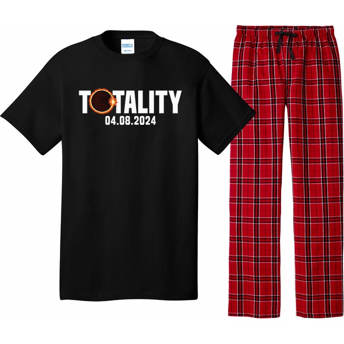 American US Total Totality 04.08.2024 Solar Lunar Eclipse Pajama Set