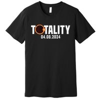 American US Total Totality 04.08.2024 Solar Lunar Eclipse Premium T-Shirt