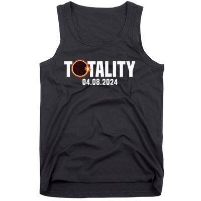 American US Total Totality 04.08.2024 Solar Lunar Eclipse Tank Top