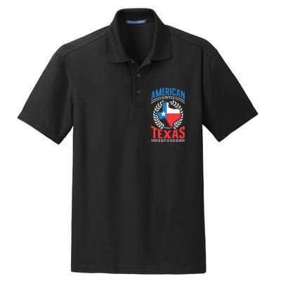 American Until Texas Secedes Sayings Patriotic Texan Pride Dry Zone Grid Polo