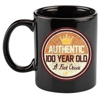 Authentic 100 Year Old Classic 100th Birthday 11oz C Handle Ceramic Mug