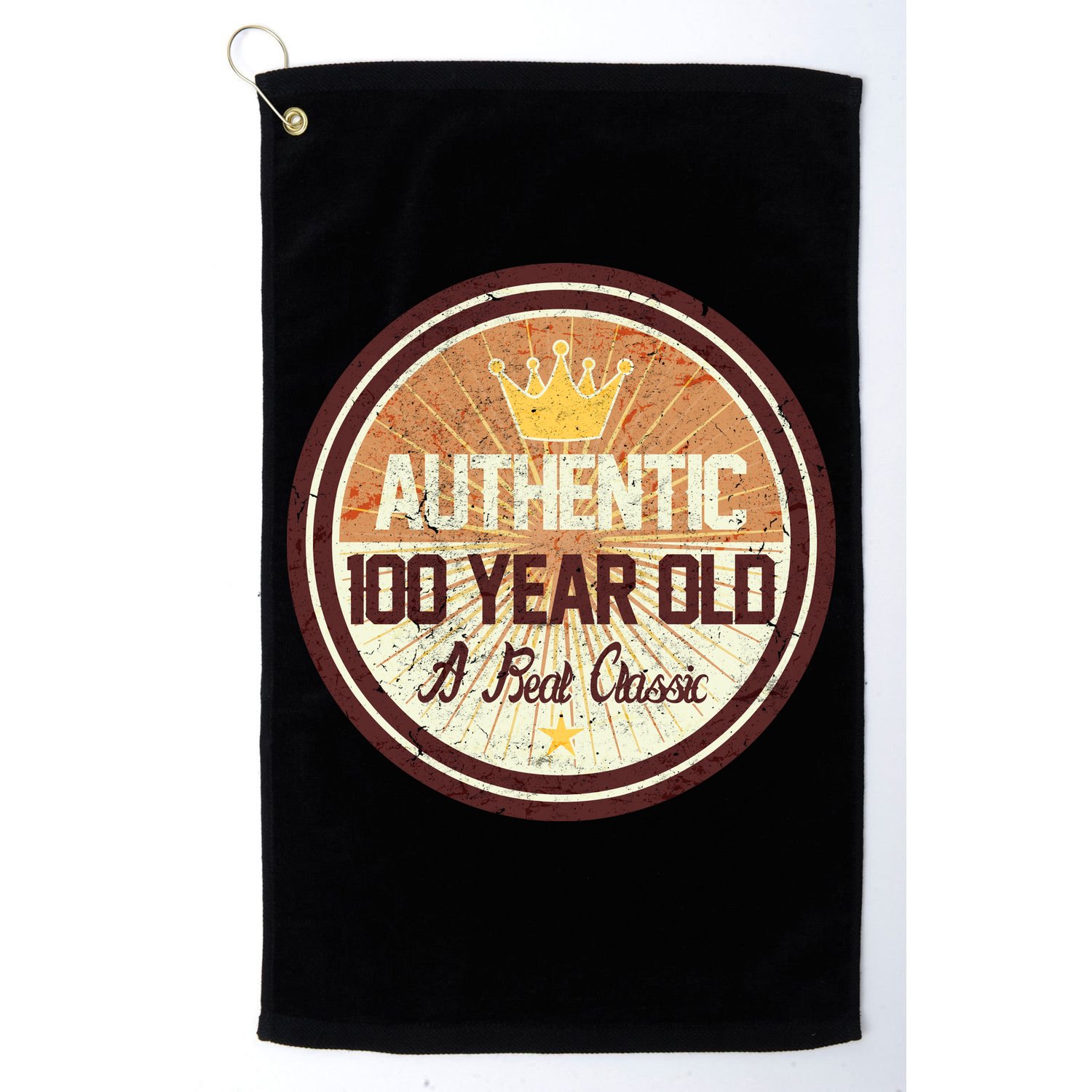 Authentic 100 Year Old Classic 100th Birthday Golf Towel
