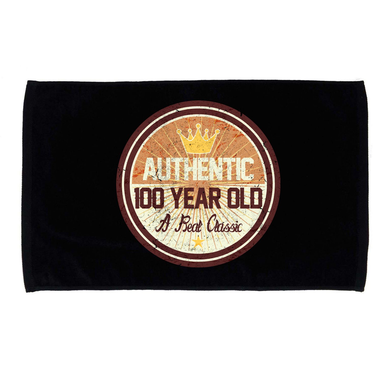 Authentic 100 Year Old Classic 100th Birthday Microfiber Hand Towel