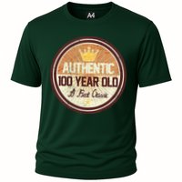 Authentic 100 Year Old Classic 100th Birthday Cooling Performance Crew T-Shirt