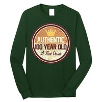 Authentic 100 Year Old Classic 100th Birthday Long Sleeve Shirt