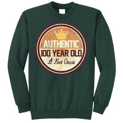 Authentic 100 Year Old Classic 100th Birthday Sweatshirt