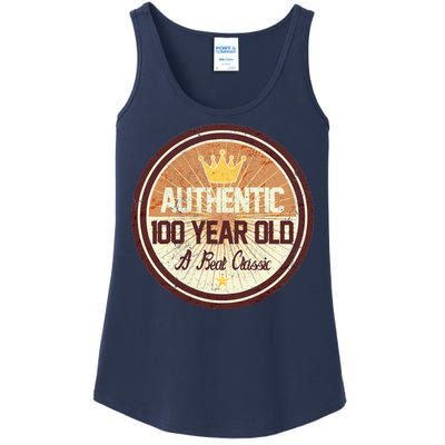 Authentic 100 Year Old Classic 100th Birthday Ladies Essential Tank