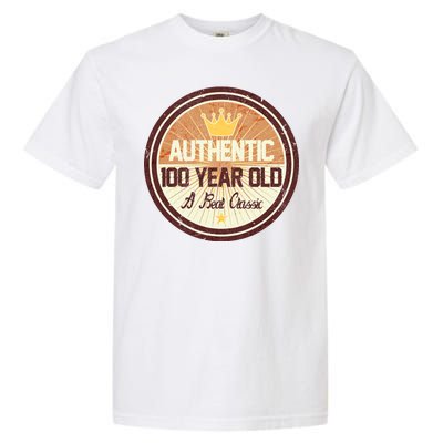 Authentic 100 Year Old Classic 100th Birthday Garment-Dyed Heavyweight T-Shirt