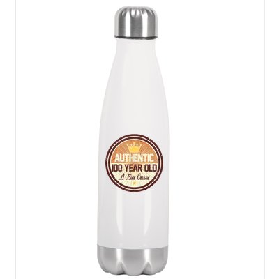 Authentic 100 Year Old Classic 100th Birthday Stainless Steel Insulated Water Bottle