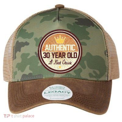 Authentic 30 Year Old Classic 30th Birthday Legacy Tie Dye Trucker Hat