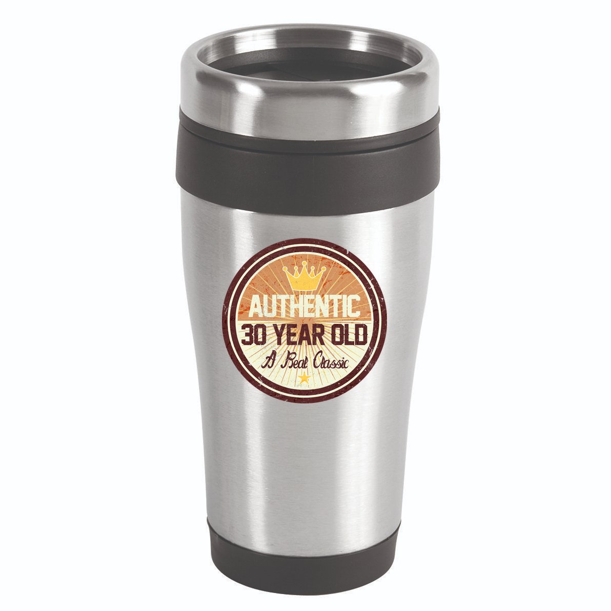 Authentic 30 Year Old Classic 30th Birthday 16oz Travel Tumbler