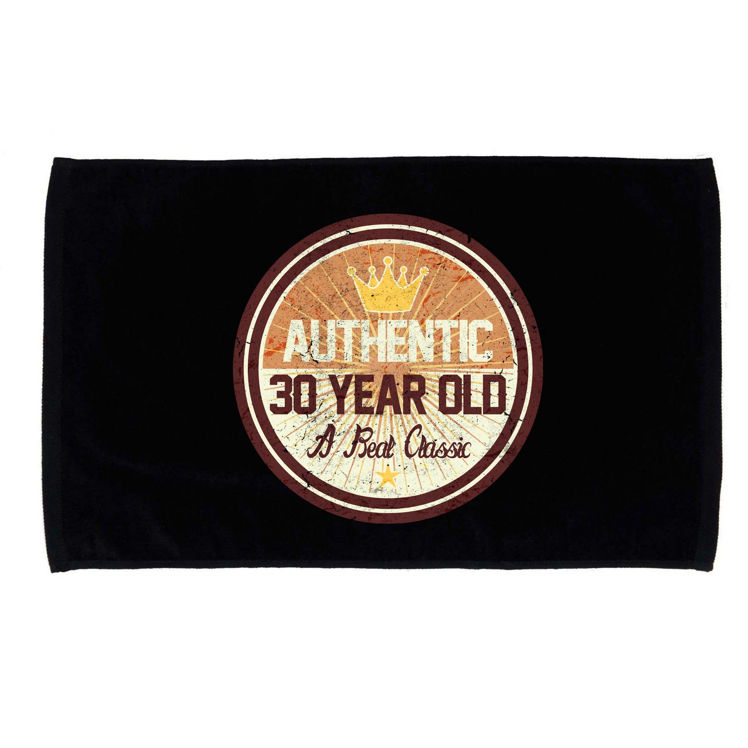 Authentic 30 Year Old Classic 30th Birthday Microfiber Hand Towel