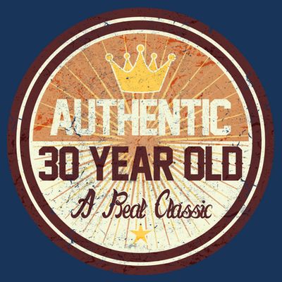 Authentic 30 Year Old Classic 30th Birthday T-Shirt