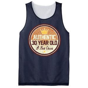 Authentic 30 Year Old Classic 30th Birthday Mesh Reversible Basketball Jersey Tank