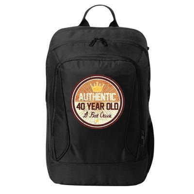 Authentic 40 Year Old Classic 40th Birthday City Backpack