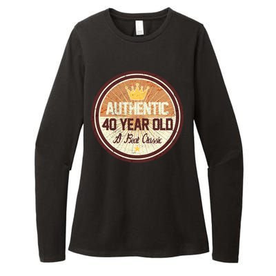 Authentic 40 Year Old Classic 40th Birthday Womens CVC Long Sleeve Shirt