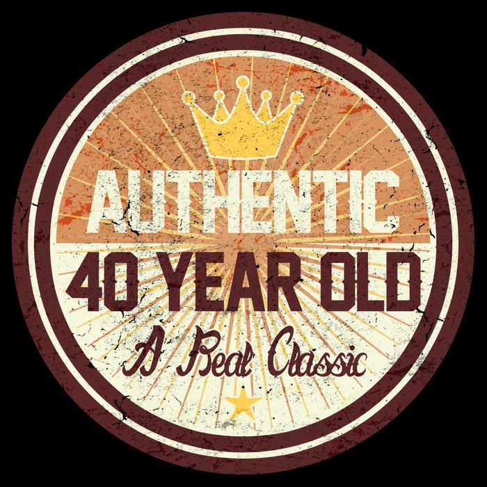 Authentic 40 Year Old Classic 40th Birthday 16 in Basic Backpack