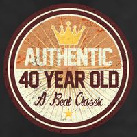 Authentic 40 Year Old Classic 40th Birthday Microfiber Hand Towel