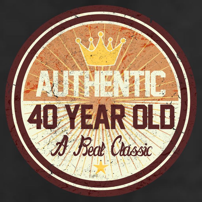Authentic 40 Year Old Classic 40th Birthday Microfiber Hand Towel