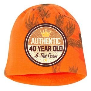 Authentic 40 Year Old Classic 40th Birthday Kati - Camo Knit Beanie