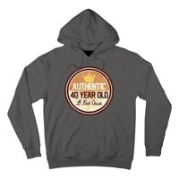 Authentic 40 Year Old Classic 40th Birthday Hoodie