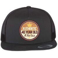 Authentic 40 Year Old Classic 40th Birthday Flatbill Hat