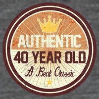 Authentic 40 Year Old Classic 40th Birthday Flatbill Hat