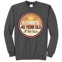 Authentic 40 Year Old Classic 40th Birthday Tall Sweatshirt