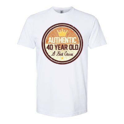 Authentic 40 Year Old Classic 40th Birthday Softstyle® CVC T-Shirt